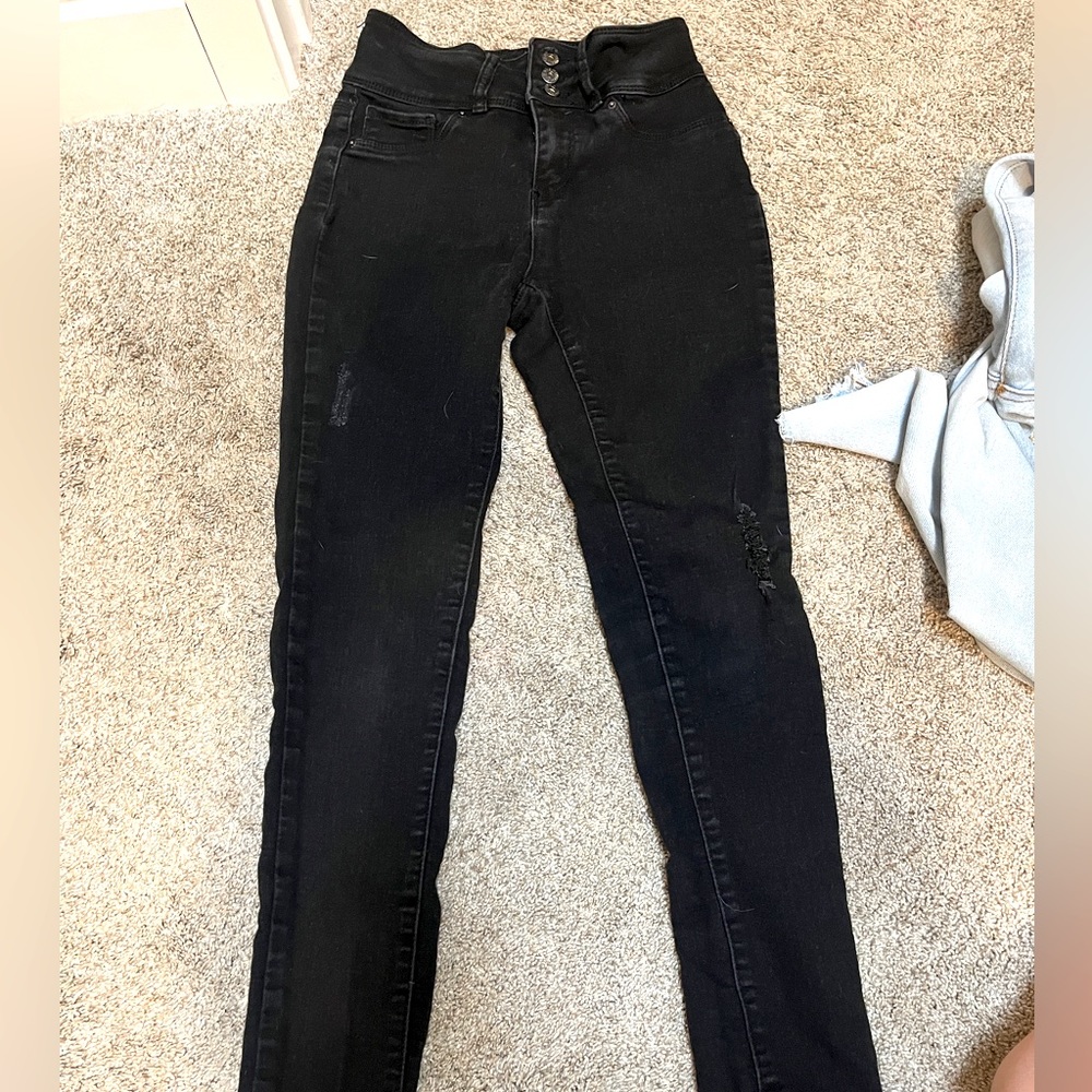 YMI black skinny jeans for girls